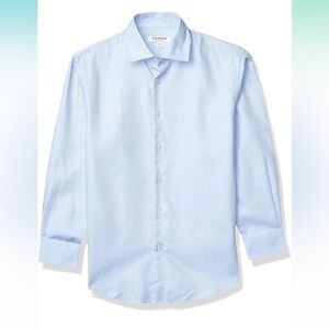 Isaac Mizrahi Boys 100% Cotton Twill Dress Shirt - Size 5